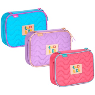 Estojo Escolar Luluca Youtube Bolsa Box Elástico 36 Lápis em Oferta na Shopee
