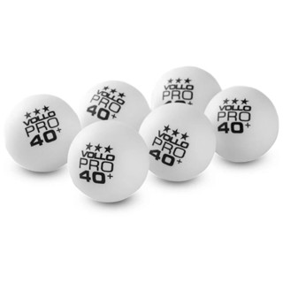 Bola Tênis de Mesa 3 Estrelas Com 6 Unidades Ping Pong Oficial Vollo