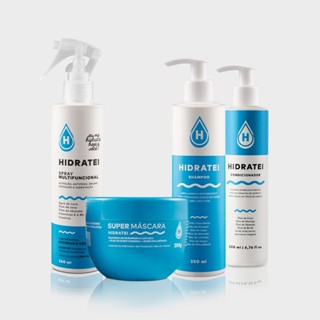 Kit Hidratei: Leave-in + Super Máscara +Shampoo E Condicionador