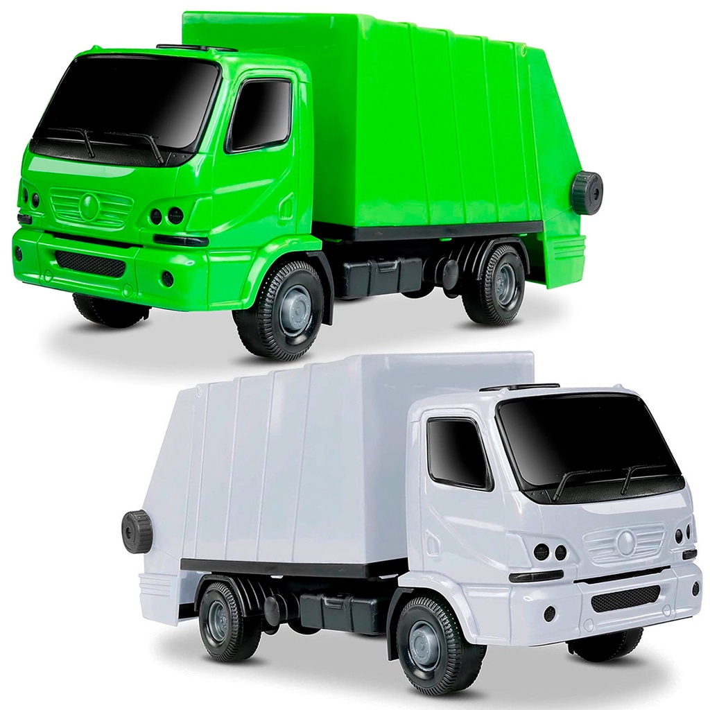 Caminhão Coletor de Brinquedo Carrinho Basculanete Caçamba