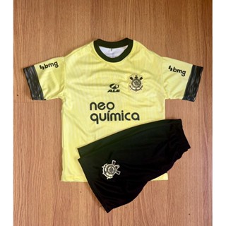 Conjunto infantil juvenil futebol Corinthians Tam 02 ao 14