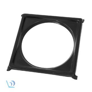 Porta Ralo Click 15x15 Suporte Preto Inox