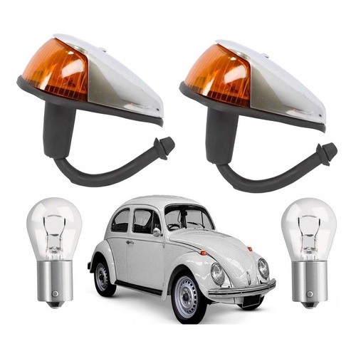 Par Lanterna + Lampada Pisca Dianteiro Fusca 70/ em Oferta na Shopee