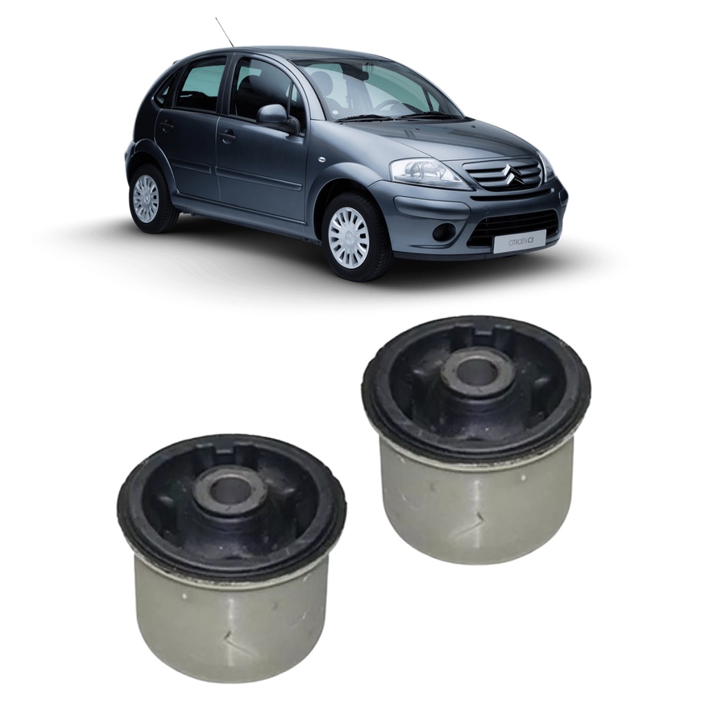 Par Bucha Do Eixo Suspensão Dianteira Citroen C3 02/12