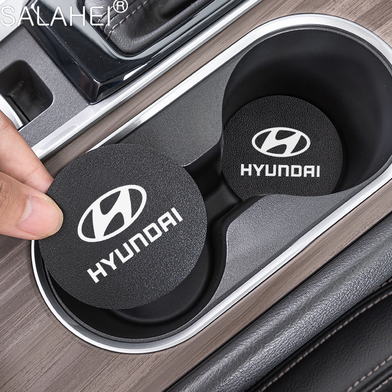 2Pcs Bases Para Copos De Água Carros Sem Deslizamento Esteira À Prova D'água Hyundai Tucson I30n I35 Veloster Elantra em Oferta na Shopee