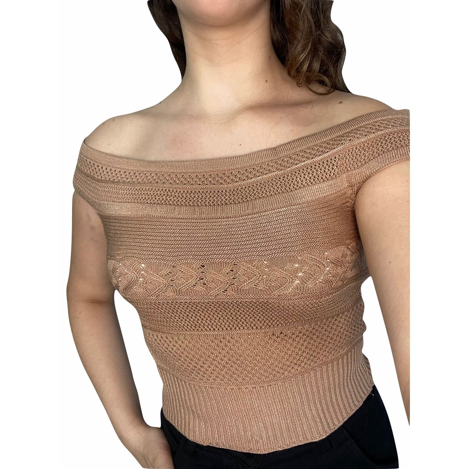 Blusinha Croped Moda Feminina Tricot Modal Primavera Verão
