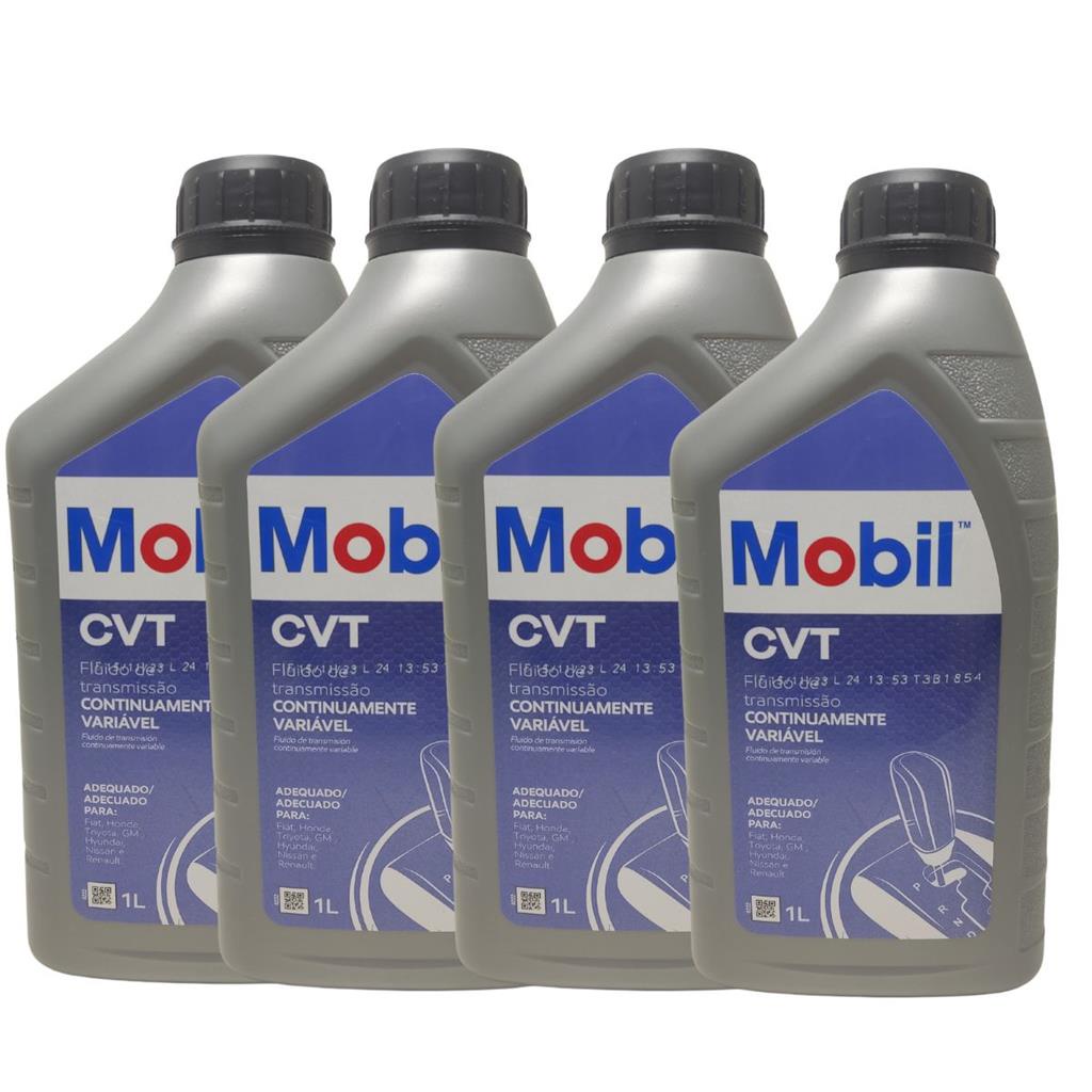 Kit 4 Oleo Transmissao Cambio Automatico Mobil Cvt