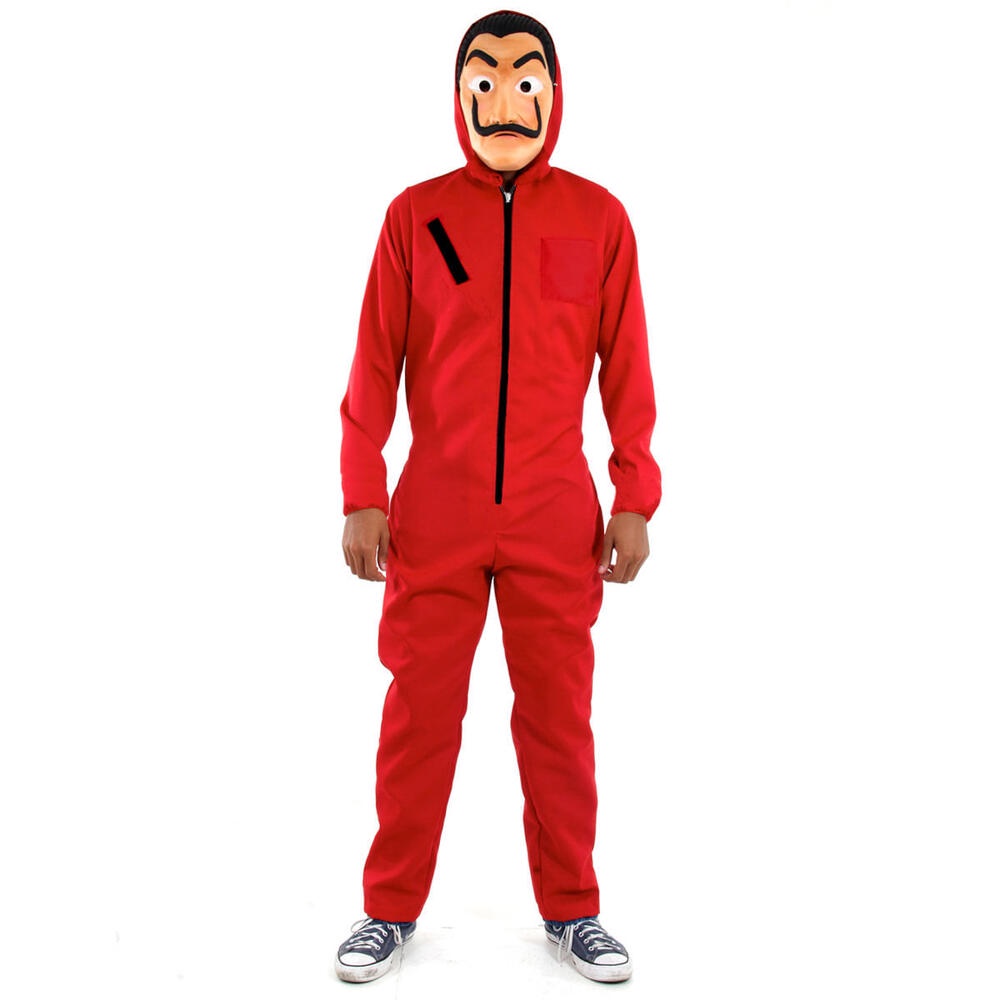 Fantasia Macacão Vermelho Adulto - Sem Máscara - La Casa De Papel