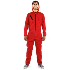Fantasia Macacão Vermelho Adulto - Sem Máscara - La Casa De Papel