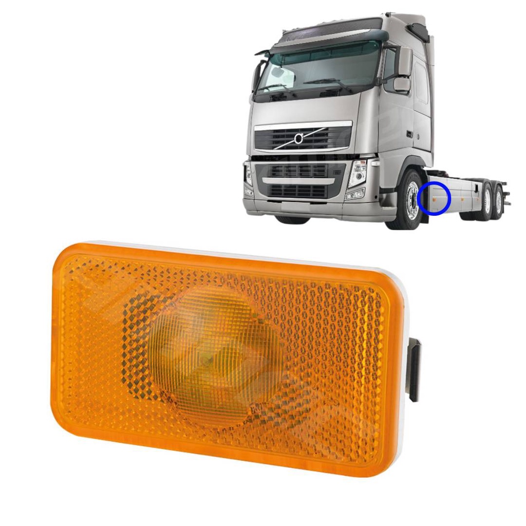 Lanterna Lateral Delimitadora Led Volvo FH FH13 Após 2015 - Spare Parts and Accessories for Vehicles