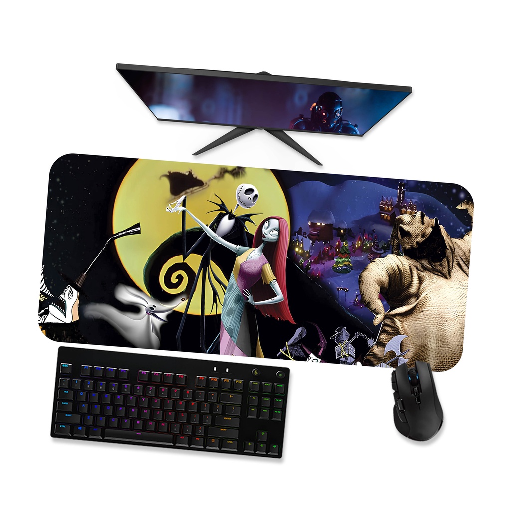 Mousepad O Incrível Mundo de Jack 2 Gamer Grande 90x40 70x30 Speed Antiderrapante Borda Costurada