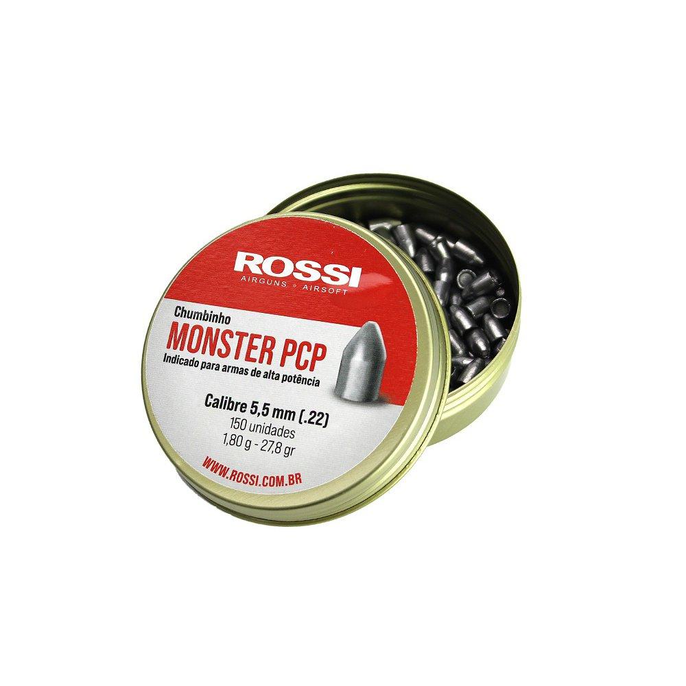 Chumbinho Rossi Monster Cal 5,5mm - Com 150 Unidades