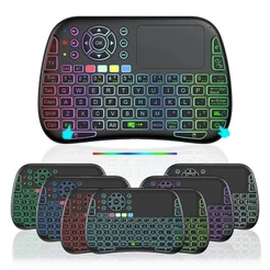 Mini Teclado Led Bluetooth E Comando Inteligente De Voz Tv