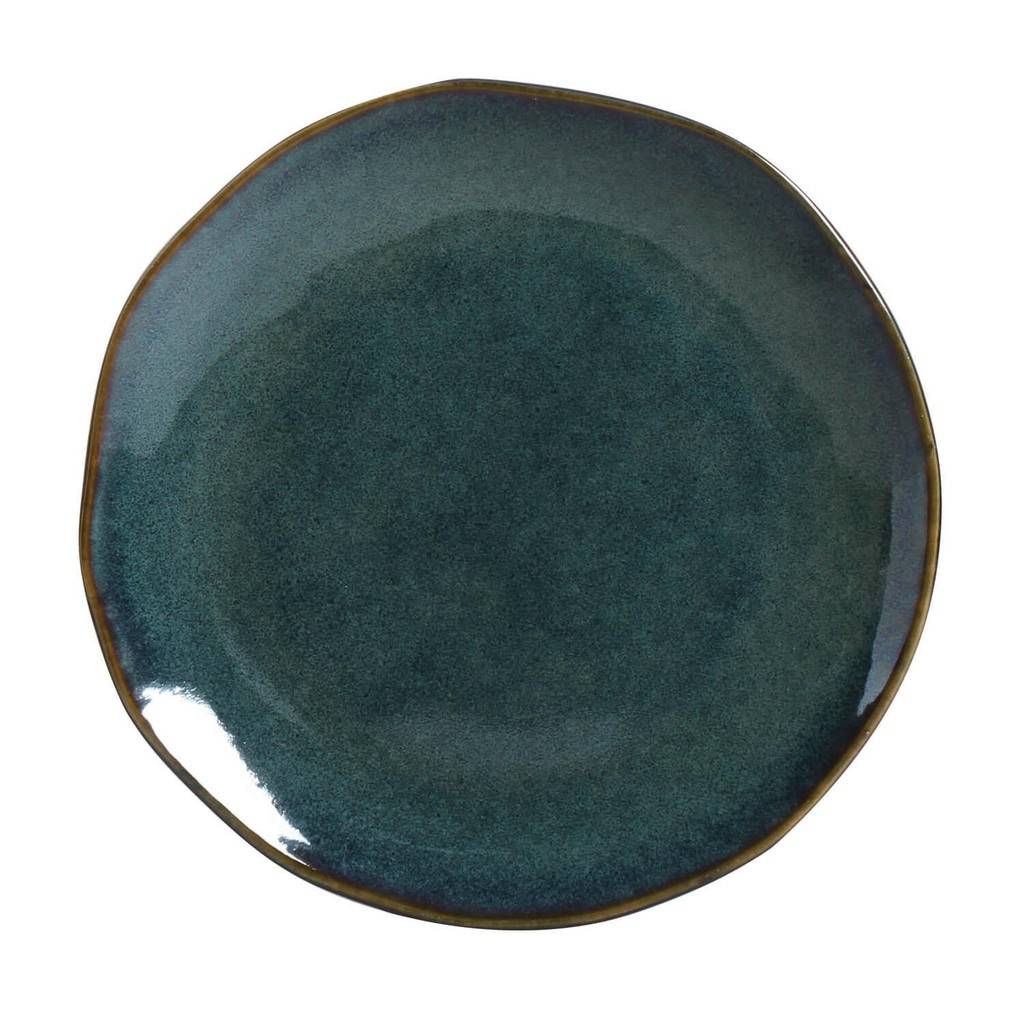 Porto Brasil Conjunto Com 6 Pratos De Sobremesa Orgânico Oceano Ø19,5Cm em Oferta na Shopee