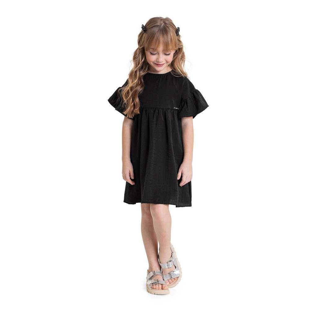 Vestido Infantil em Tecido para Menina Quimby - Baby & Kids Fashion