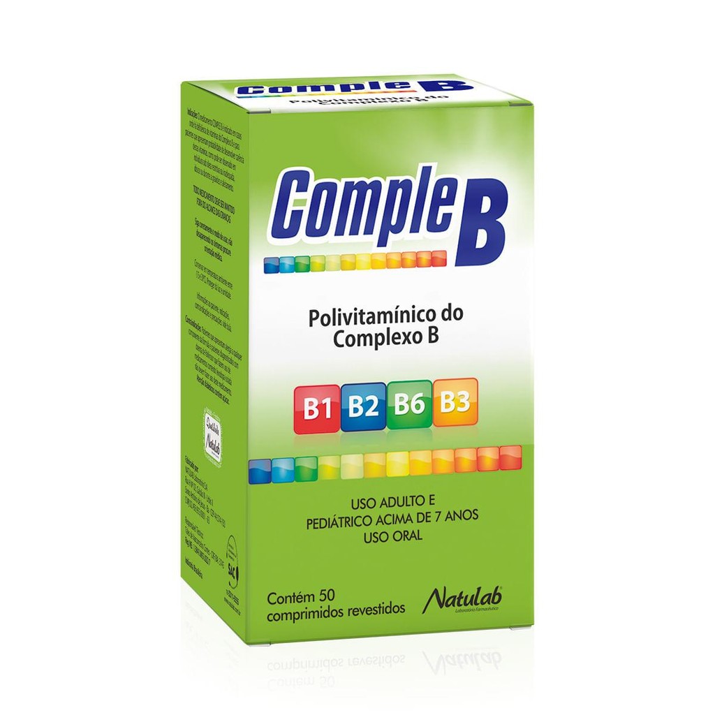 Polivitamínico Comple B 50comp - Natulab