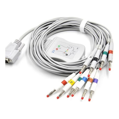 Cabo De Ecg Compatível Com Dixtal Ep3 Pino Banana