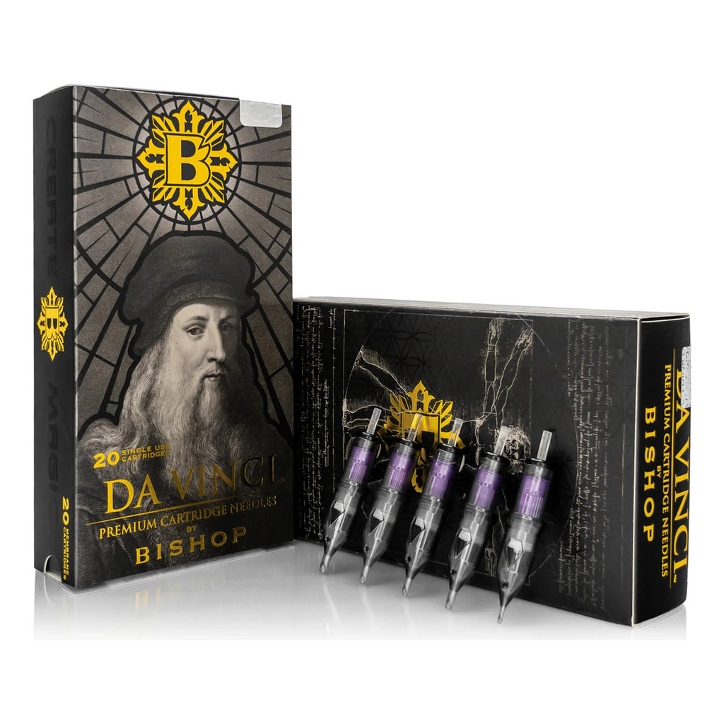 Agulha Cartucho Tatuagem Da Vinci Premium 1401rltlt  Cartela Com 20 Uni