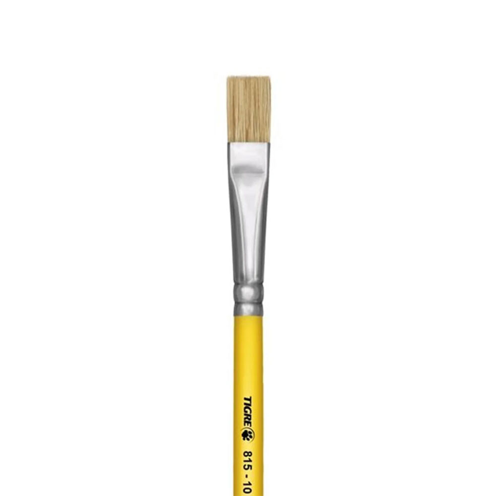 Pincel para pintura chato 815/10 Tigre - Stationery