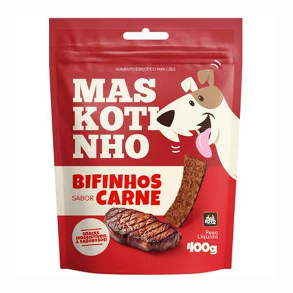 Bifinho Maskotinho Para Cães Sabor Carne 400g