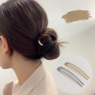 Simples Deaign Gold Silver U Shape Head Plate Headwear Hair Jewelry Acessório De Cabelo Para Meninas Adoráveis