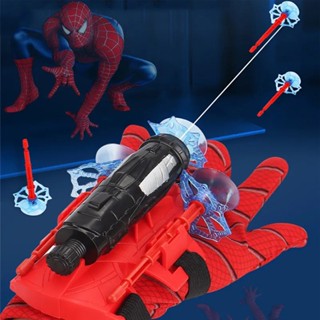 Super-Herói Homem Aranha Lançador De Teia De Seda Luva De Brinquedo Peter Parker Pulseira ...