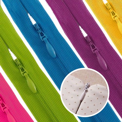 ZIPER INVISÍVEL - 20CM - Nº3 - PCT C/10 UNID.