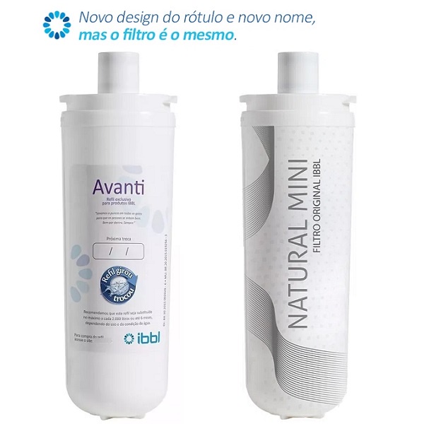Refil Filtro IBBL Avanti Natural Mini Girou Trocou 24010050