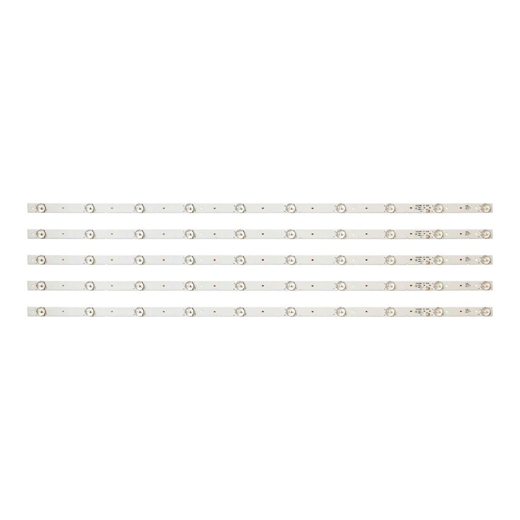 Kit Completo 5 Barras De Led Tv Tc 43l2500 *35020766 - Novo