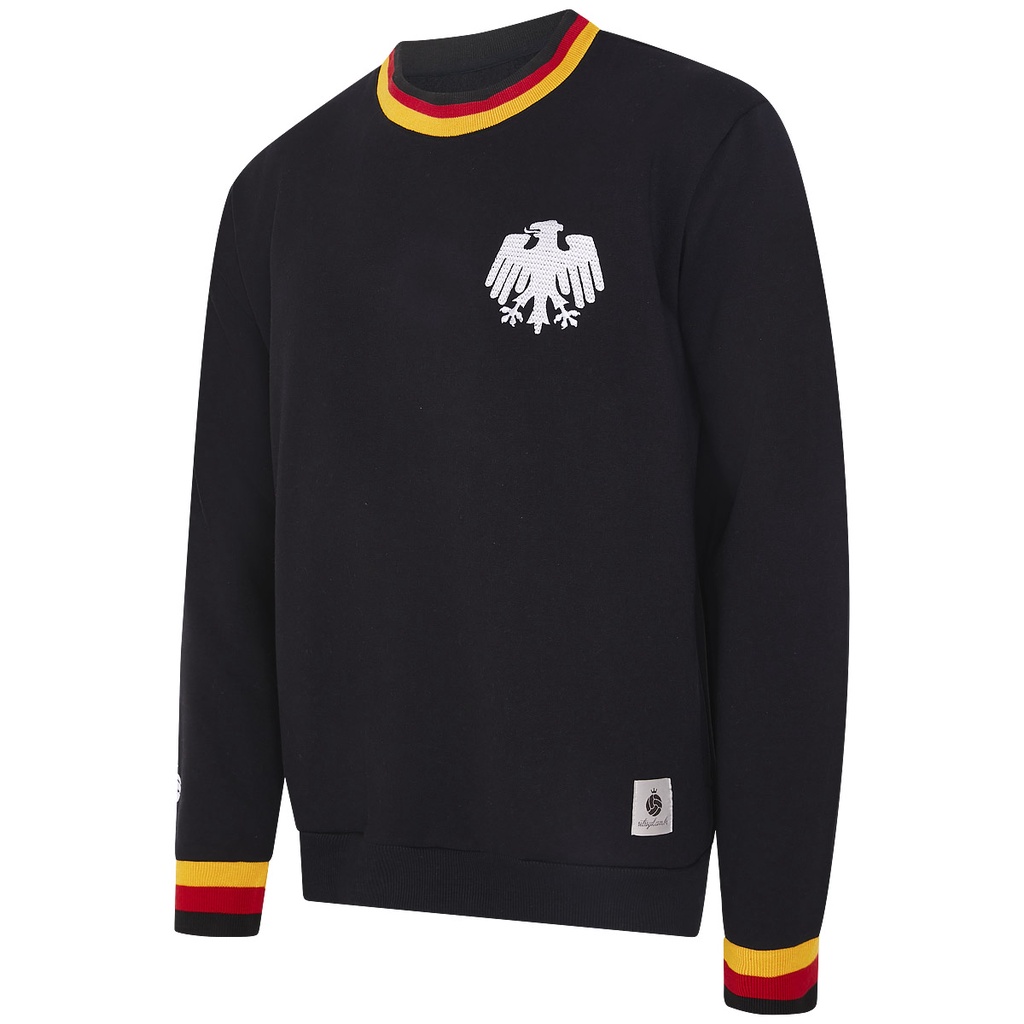 Blusa Moletom Alemanha Retrô Black Masculino Oficial em Oferta na Shopee