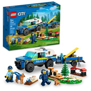 LEGO city treinamento móvel de cães policiais (197 peças)