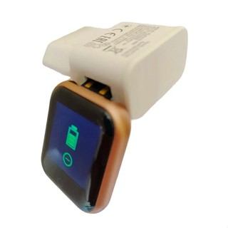 Carregador Tomada Plug USB Adaptador Fonte bivolt Para Relógio Inteligente Smartwatch D20.