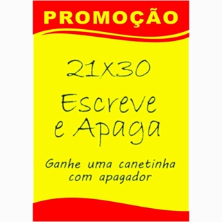 5 Placas Cartaz de Promoção Preço 21x30 com 5 unidades em Oferta na Shopee