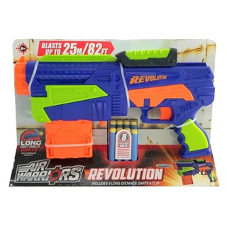 X-Target Revolution com 8 Dardos Azul Alcance de 25m Multikids - BR2027 em Oferta na Shopee