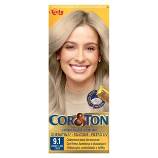 Tintura Cor&Ton Ind 9.1 Louro Claro Cinza
