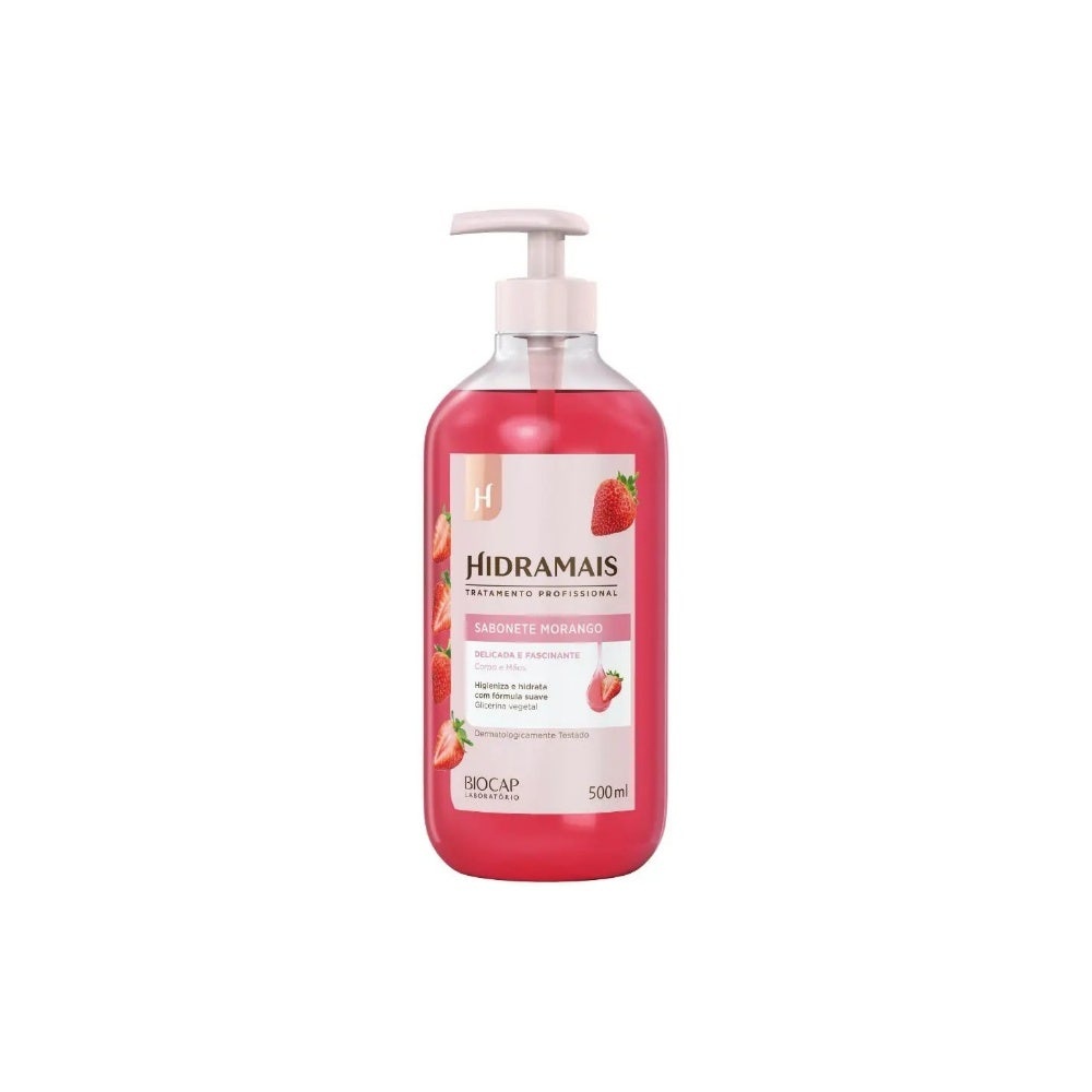 Sabonete Líquido Hidramais Cuidado Diário Morango 500ml em Oferta na Shopee
