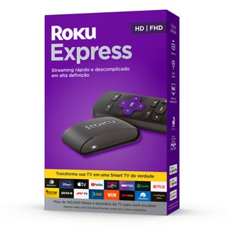 Roku Express | Dispositivo de Streaming para TV HD / Full HD