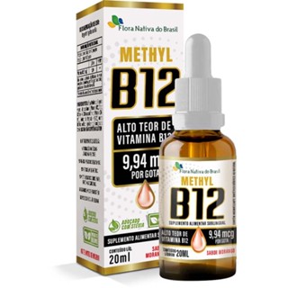 Metilcobalamina Vitamina B12 Sublingual 9,94 Mcg 20ml - Flora Nativa