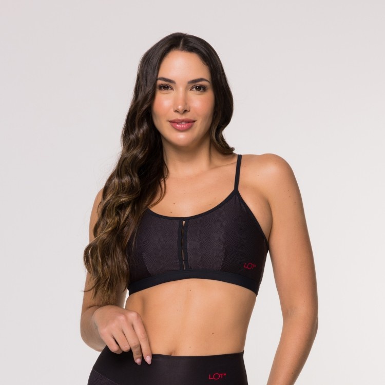 Top Fitness Feminino Coringa Suplex Preto Básico Academia Musculação Yoga Corrida