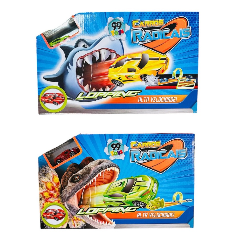 Brinquedo Pista de Carrinho com Looping 360° Strike Menino Corrida