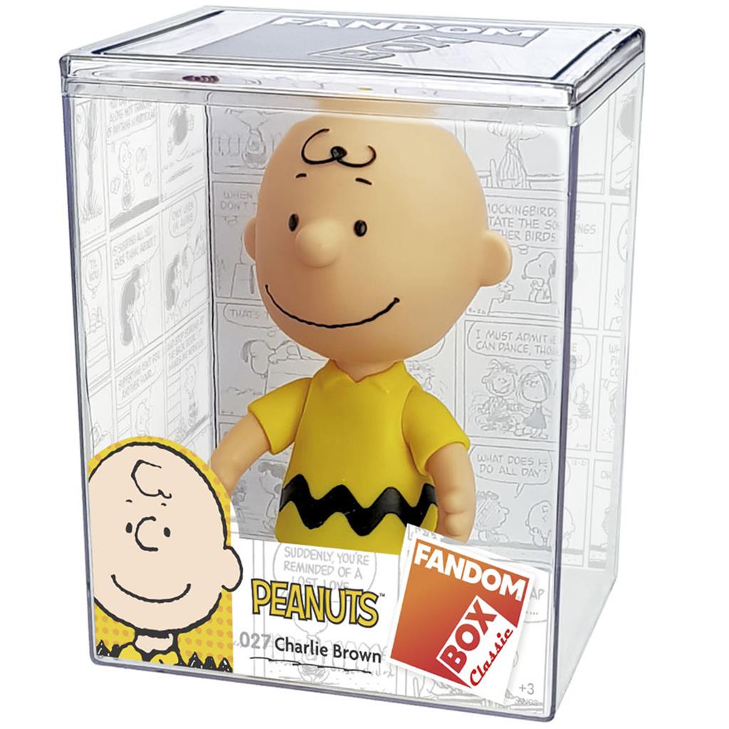 Charlie Brown Snoopy Peanuts Fandom Box Boneco Colecionável Decorativo 12 Cm - Líder Brinquedos