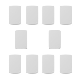 Kit 10x Placa Espelho 4x2 Cega Branco Compose WEG Placa Cega Espelho 4x2 em Oferta na Shopee