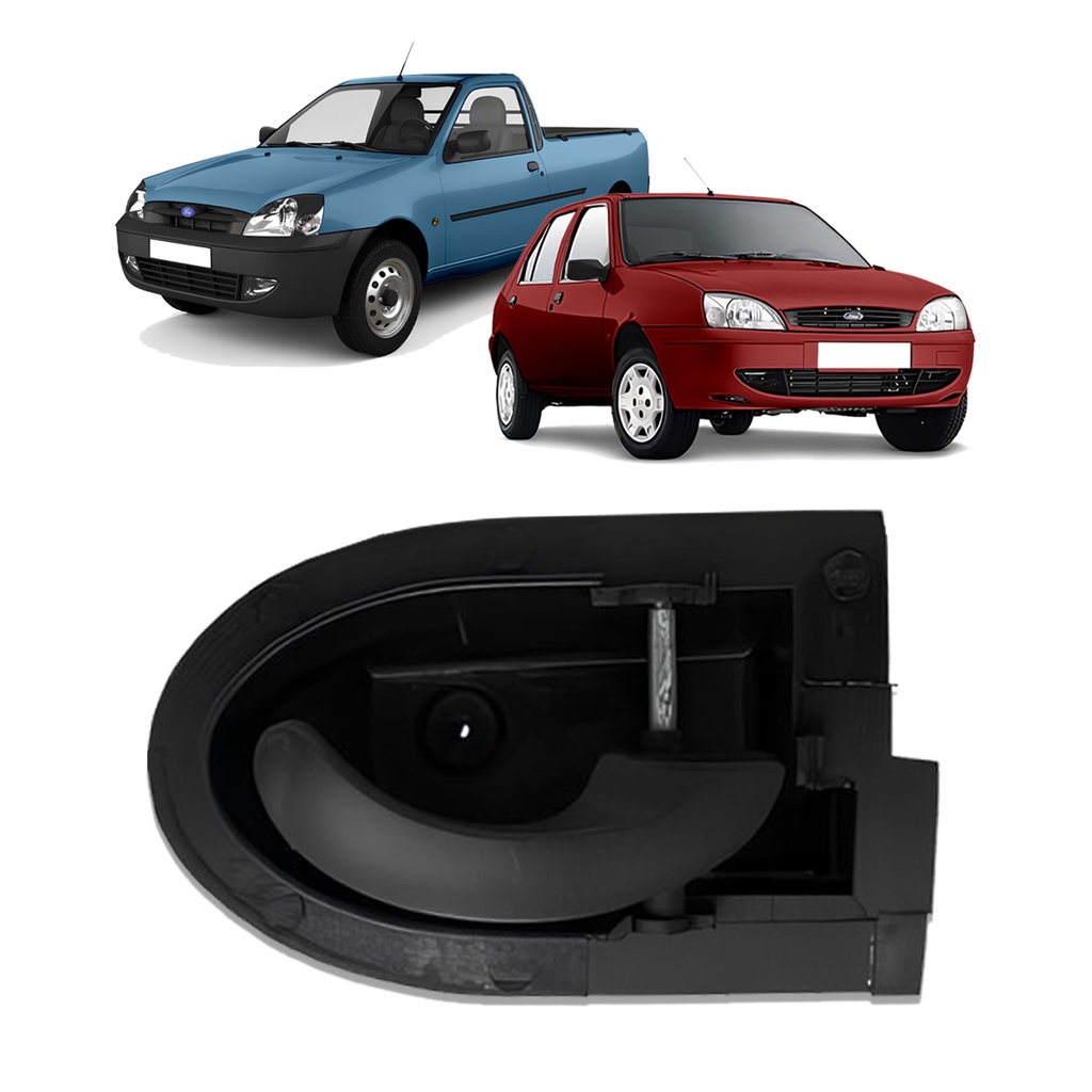 Maçaneta Interna com Gatilho Courier 1997 a 2013 Fiesta Street 1995 a 2006
