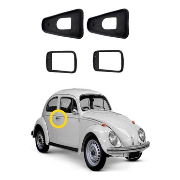 Guarnicao ( Jogo ) Macaneta Externa Porta Fusca /77 em Oferta na Shopee
