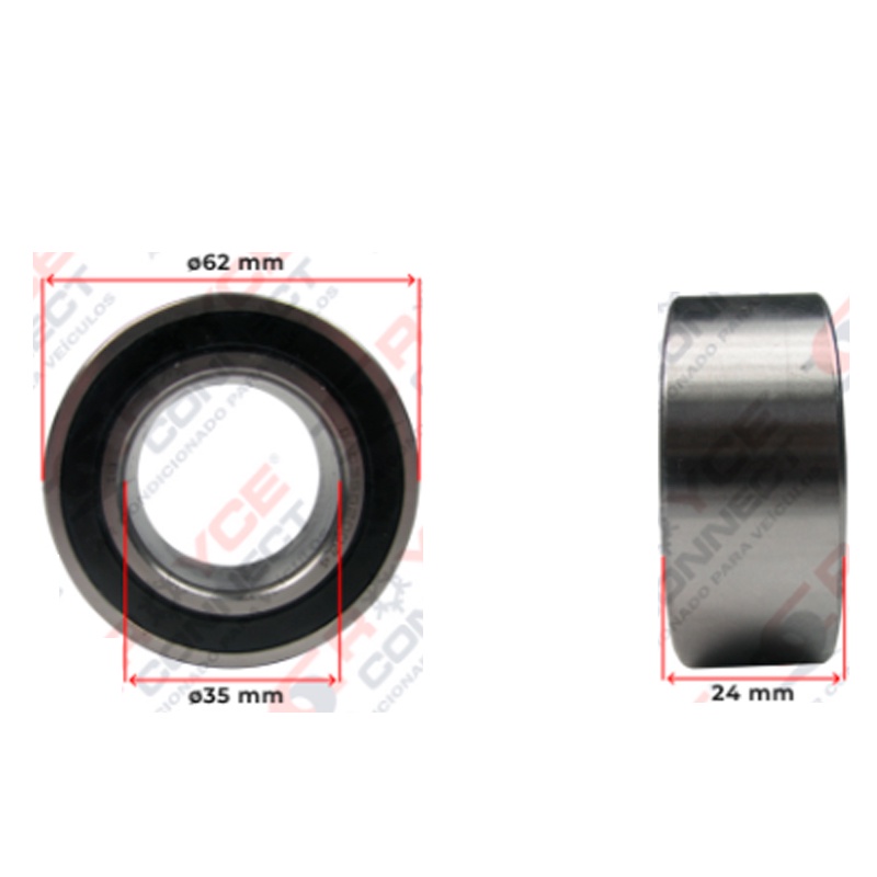 Rolamento Do Compressor Zexel  Passat / A3 1999...