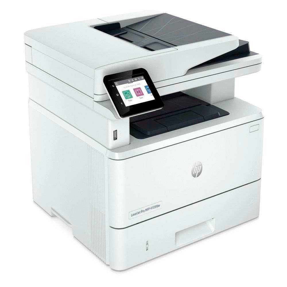 Impressora Multifuncional HP LaserJet Pro Monocromático MFP 4103FDW Wi-Fi USB 110v em Oferta na Shopee