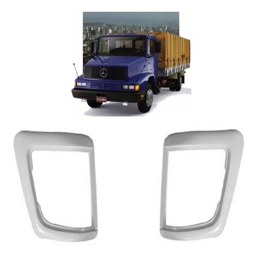 Par Moldura Lanterna Seta Pisca Mercedes-benz 1620 1618 1622