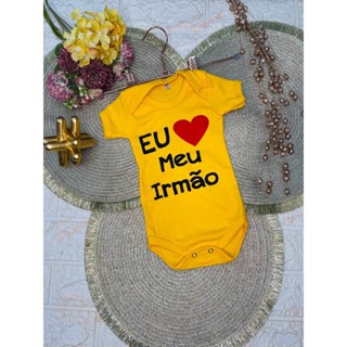 Body Frase Neutro Eu Amo Meu Irmão