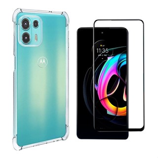 Capa Case Capinha Anti Impacto Para Moto Edge 20 Lite + Película 3D Vidro Temperado em Oferta na Shopee