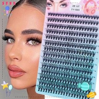 SUHU Mix Individual Lashes Cluster , 10D-40D D Curl 280pcs Lash Clusters , Preto 9-16mm Que Parece Extensões De Cílios Para Auto-Aplicação Em Casa